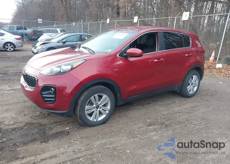 2017 Kia Sportage Lx z USA, uszkodzony, nr VIN KNDPMCAC1H7220313